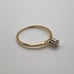 14k Yellow Gold Diamond Solitaire Ring