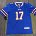 NWT Josh Allen Buffalo Bills blue jersey size L MVP