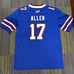NWT Josh Allen Buffalo Bills blue jersey size L MVP