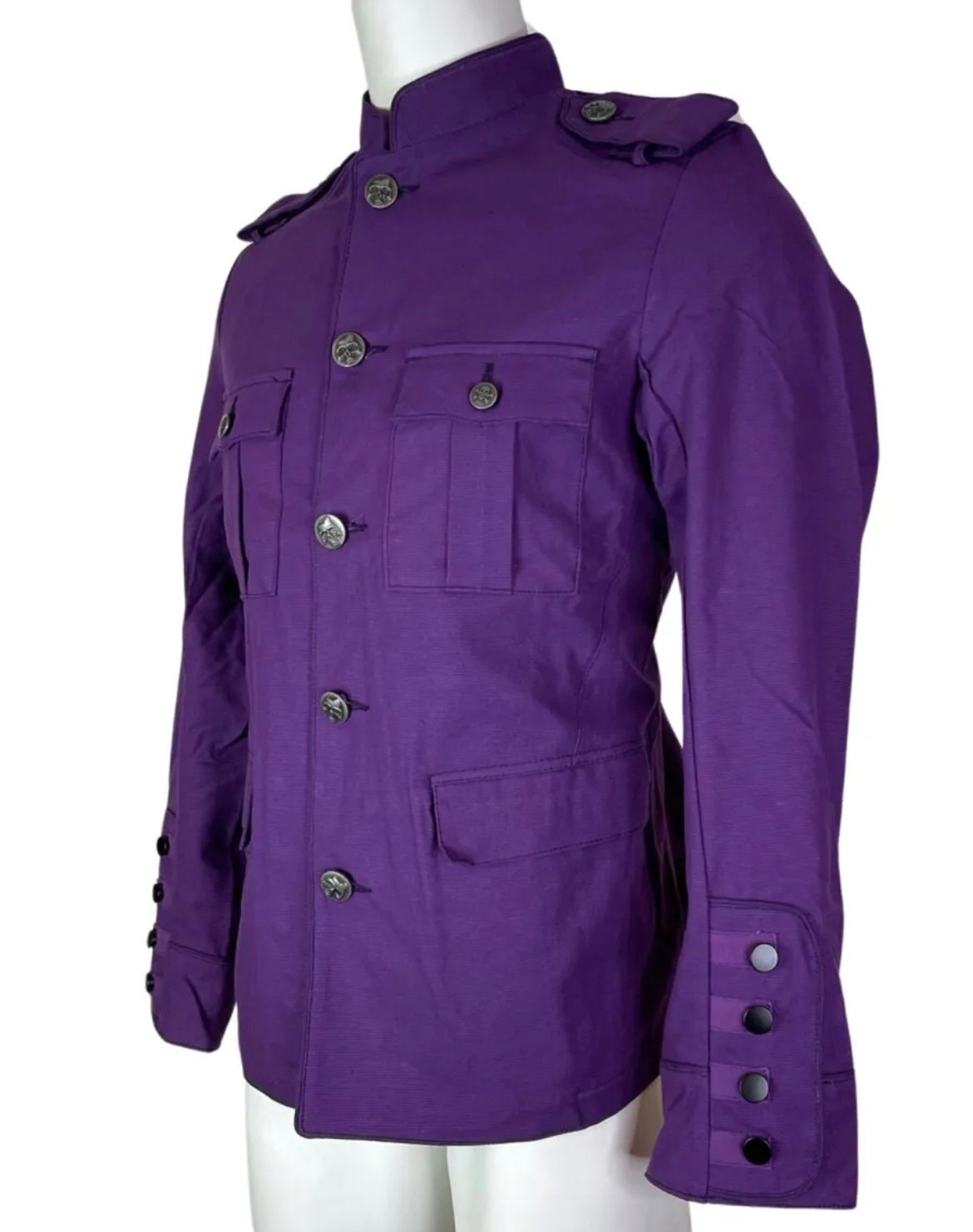 Tripp NYC Military Joker Uniform Button Front Royal Band Jacket Coat NEW NWT