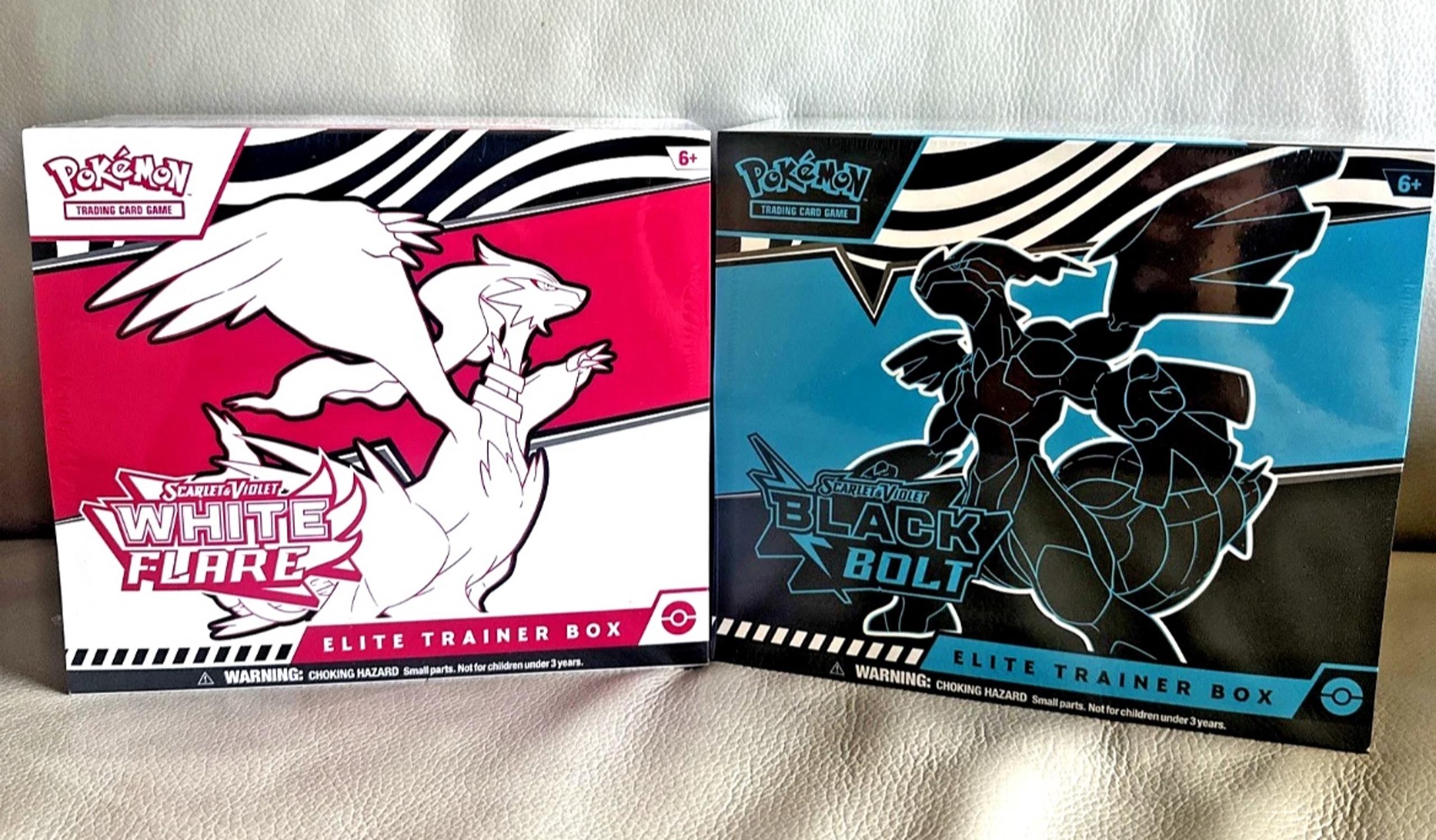 Pokemon Black Bolt & White Flare Elite Trainer Box ETB Set. SHIPS JULY 18TH