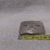 Silver Shiny Swirl Flower Filigree Texas Longhorns Western Belt Buckle Excellent