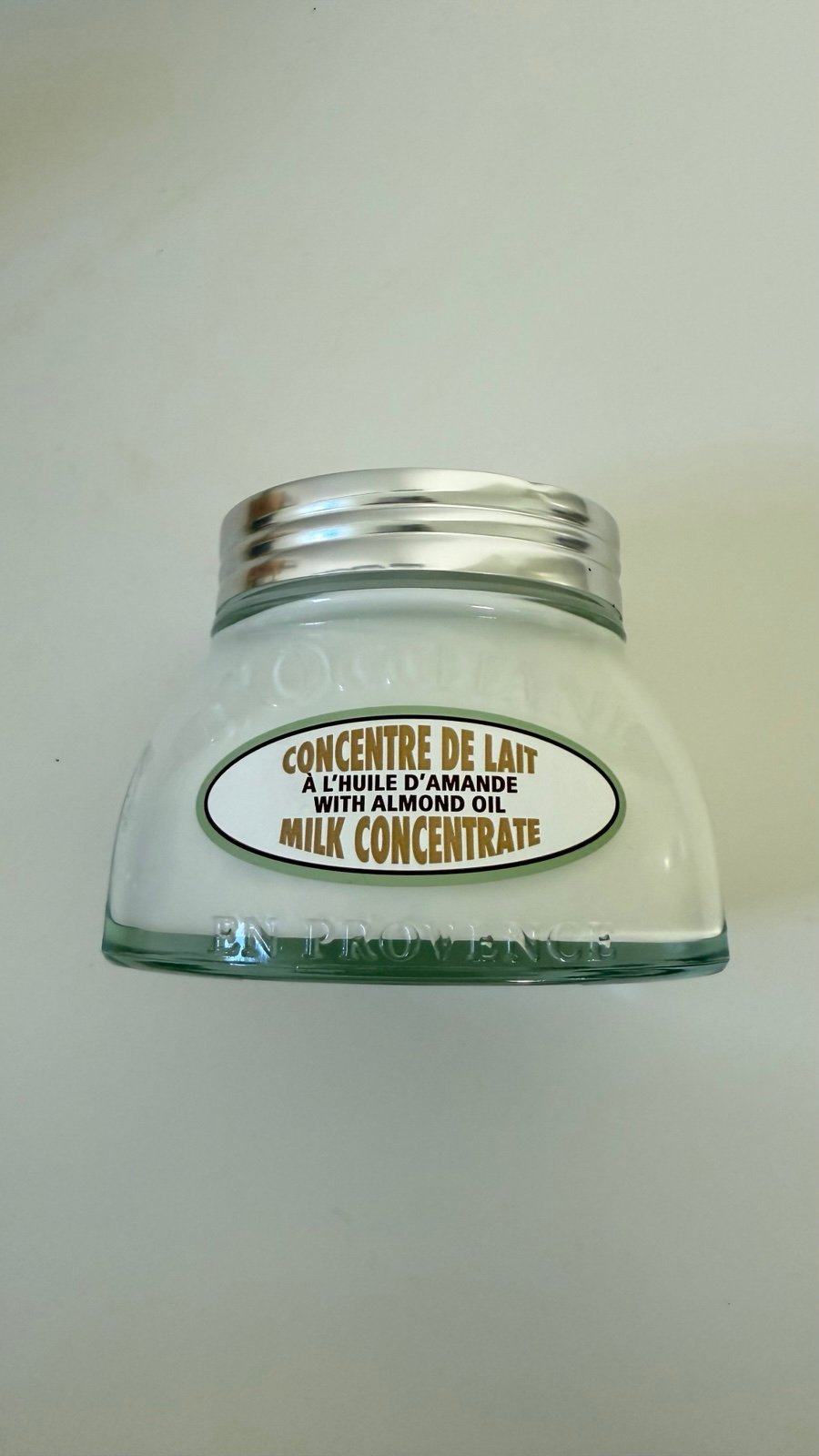 Loccitane milk concentrate white almond oil