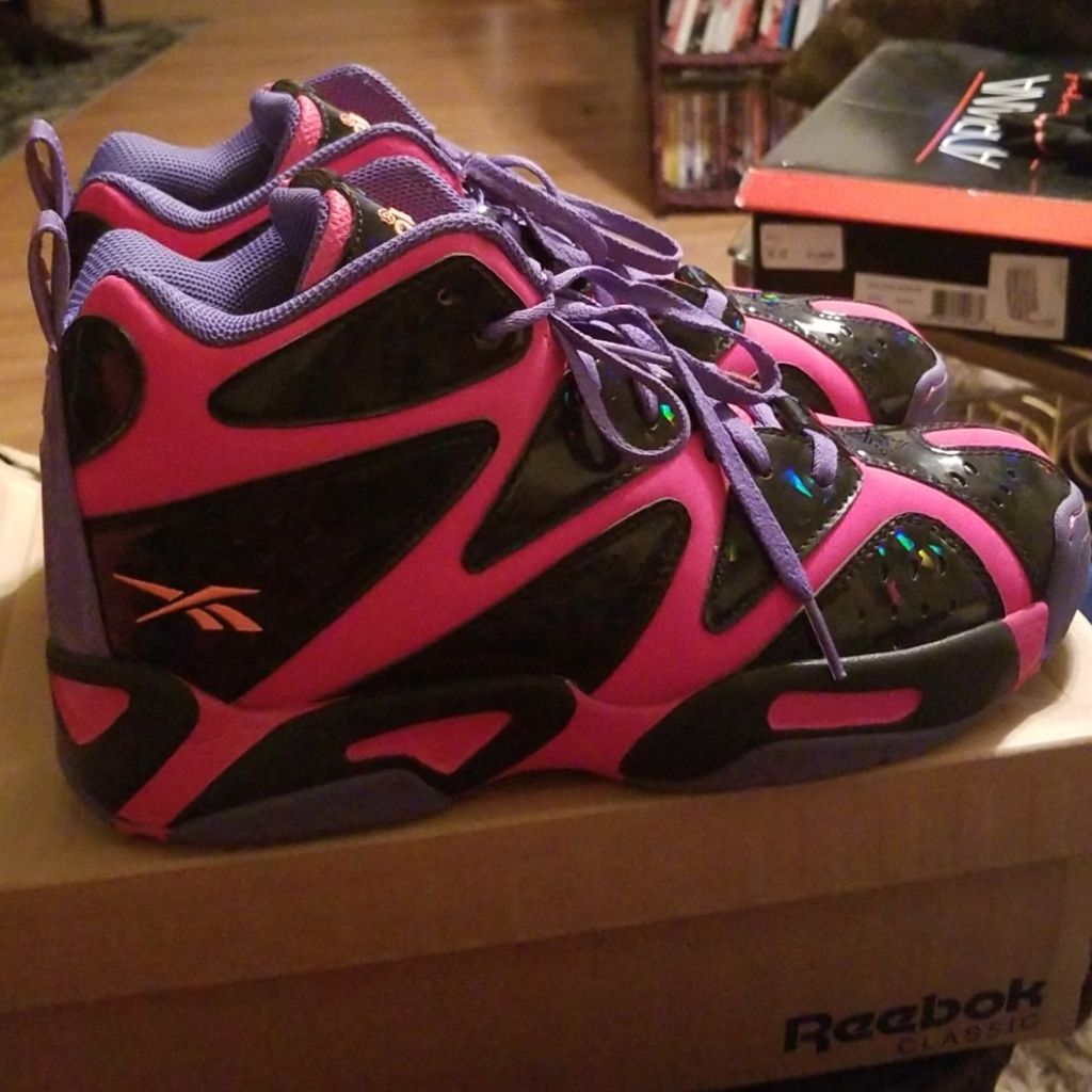 Reebok Kamikaze I Mid Syn Girls Size 7