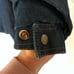 Eddie Bauer goose down quilted denim jacket
