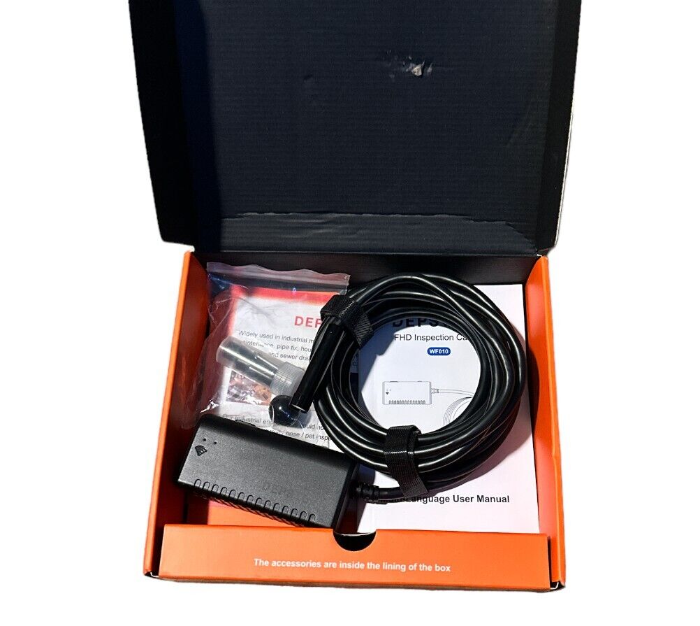 DEPSTECH Wireless Endoscope WiFi Borescope Semi-Rigid Snake Inspection Camera
