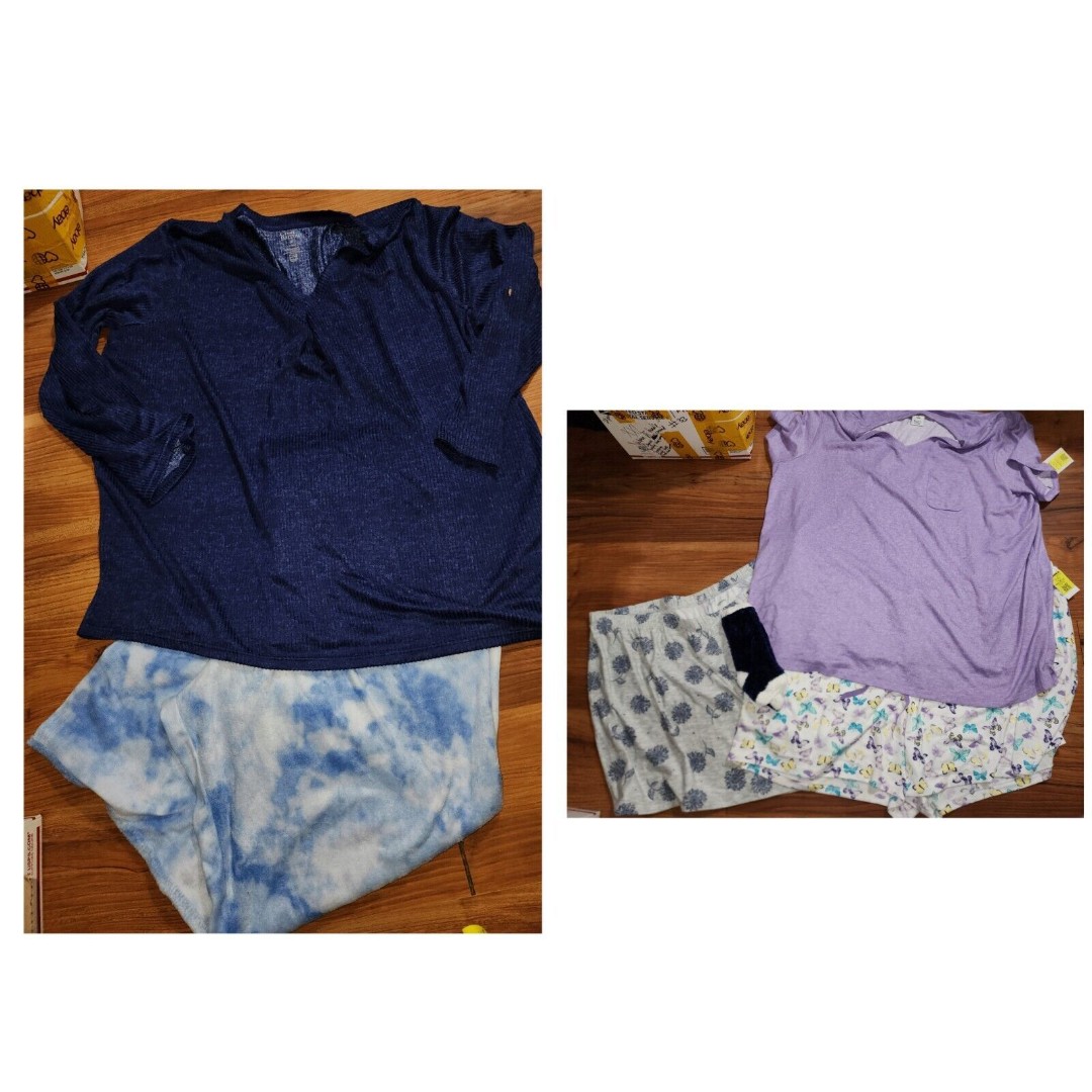 Women’s Pajama Wholesale Liquidation Box Lot Sz 3X KOHL'S Croft & Barrow 6 Pcs
