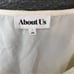*marks* NWOT Revolve x About Us Skylar Deep V Top in Cream | Size L