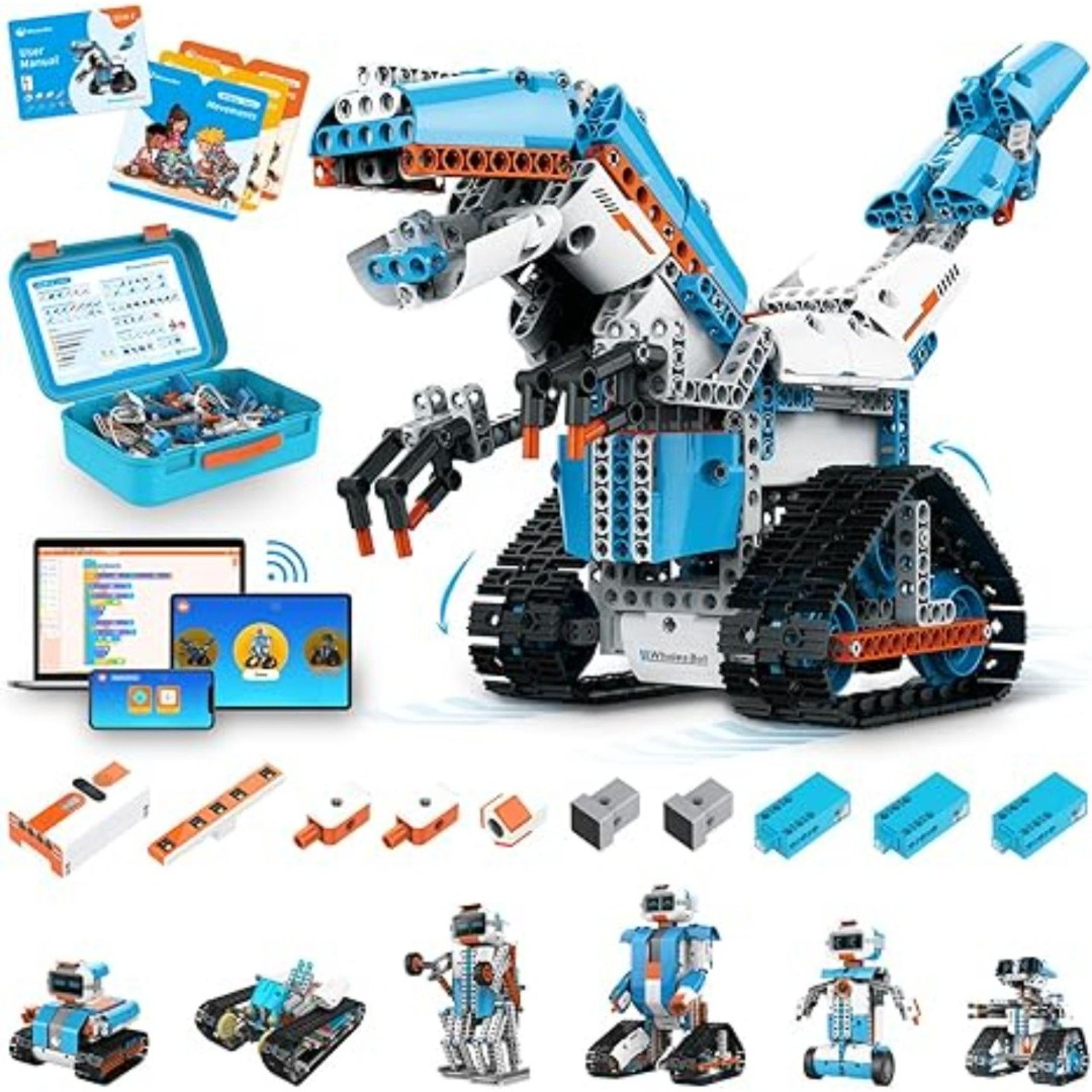 WhalesBot E7 Pro 12-in-1 STEM APP Coding Robot Kit
