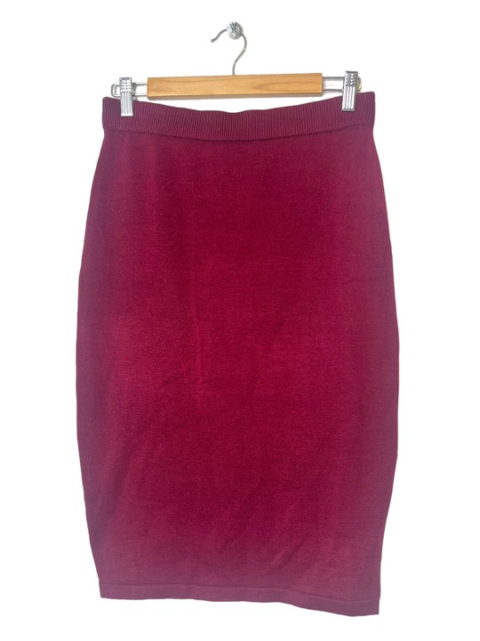 Maroon knit sweater pencil skirt |50%off•bundles