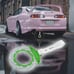 New 2PCS JDM Brake Green TSURIKAWA Ring Subway Train Bus Handle White Strap