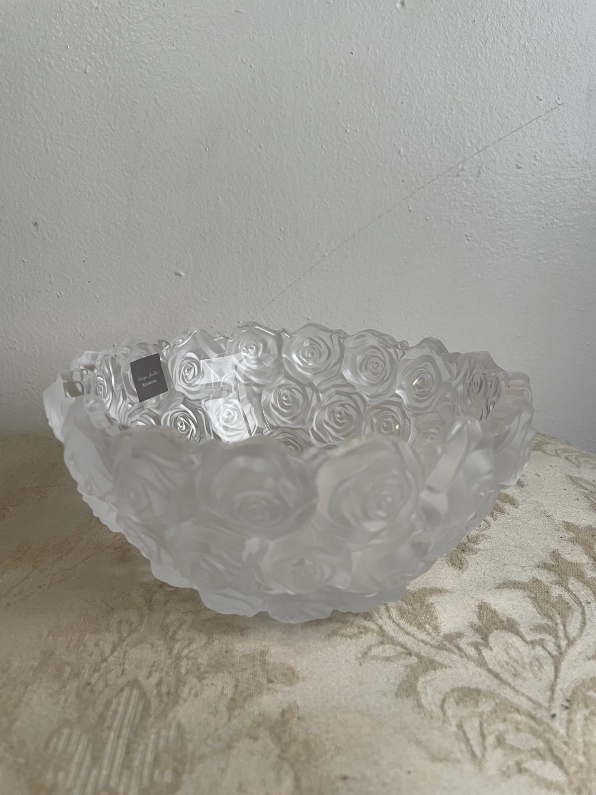 Waterford Crystal Monique Lhuillier Sunday Rose Bridal Bowl - Feel Free to Ask