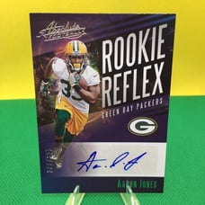Aaron Jones #/325 Rookie Autograph