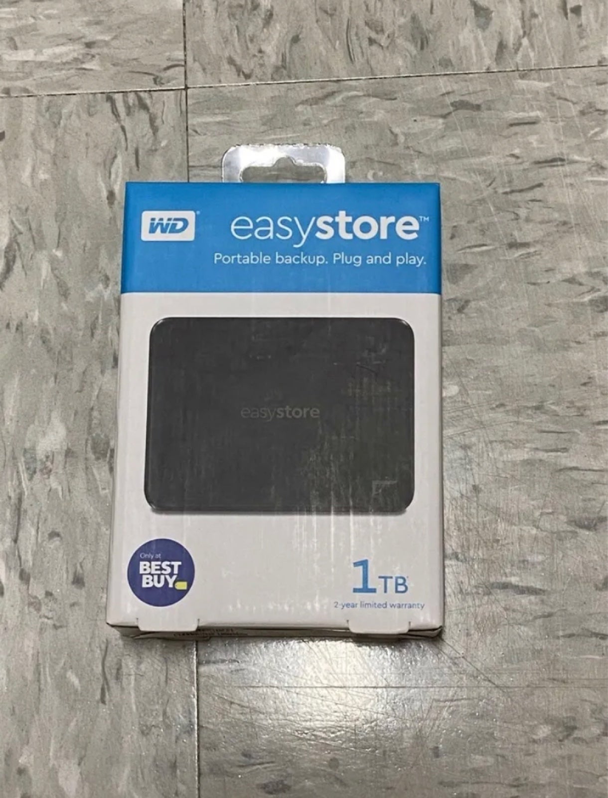Western Digital easystore 1TB, USB 3.0, External, Portable Hard Drive - Black...