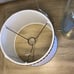 Gold Nailhead Glass Bubble Accent Lamp
