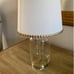 Gold Nailhead Glass Bubble Accent Lamp