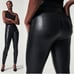 Spanx Leather-Like Ankle Skinny Pant Petite Small