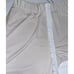 Tricot Chic Beige Trousers With Gold Knit Wide Bend On Side Made In Italy Size 6