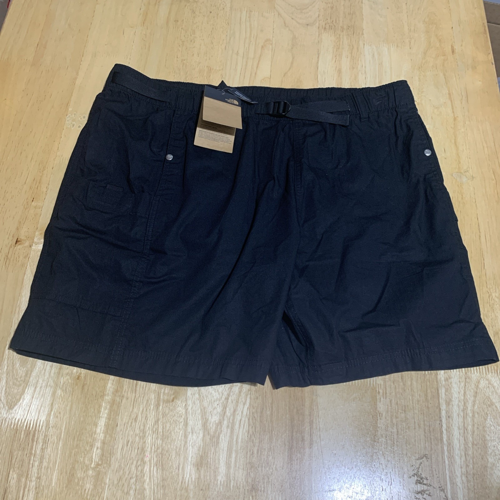 The North Face Men's Ripstop Cargo Shorts Size XXL - 40x7 Summit Black NEW