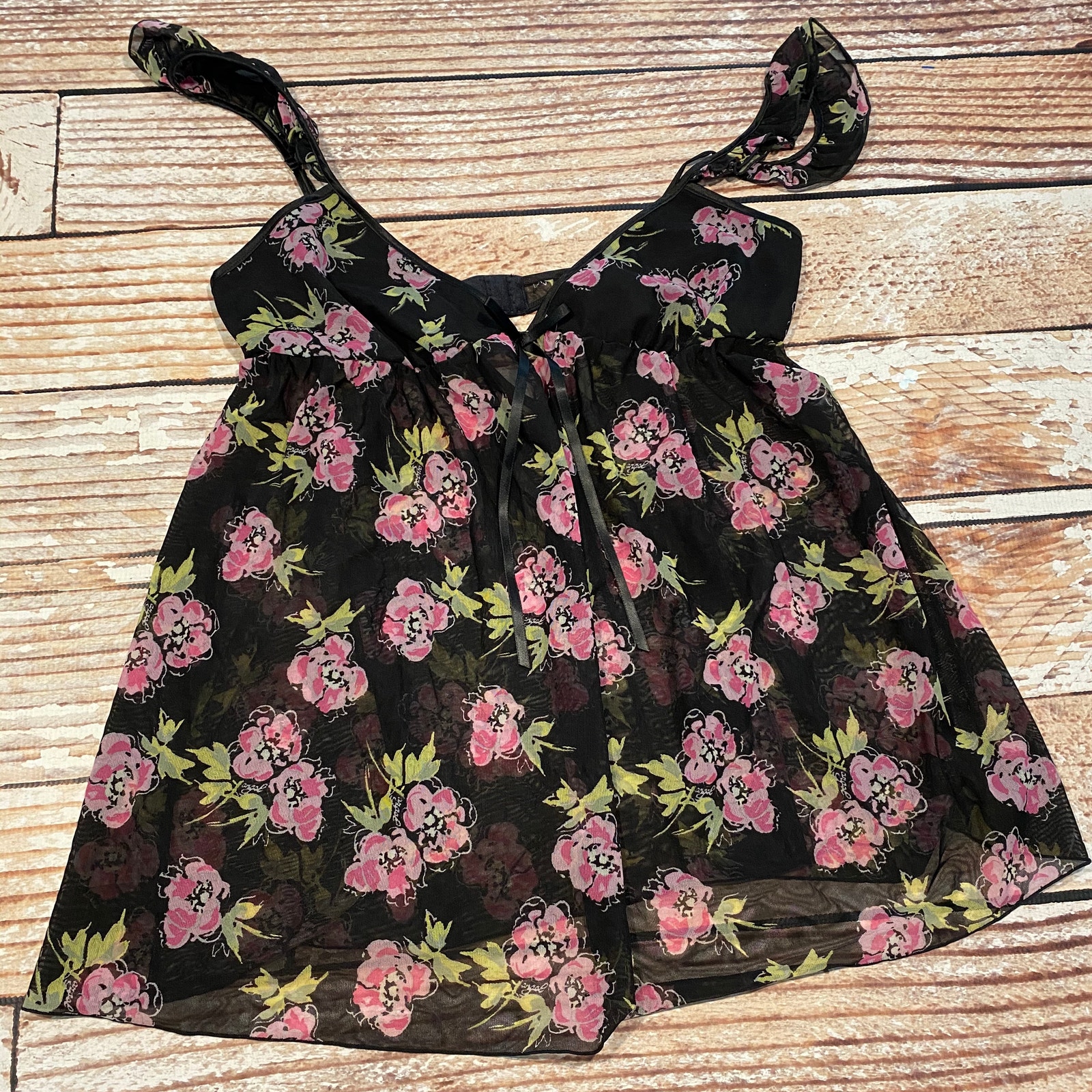 NEW Victoria's Secret sheer nighty top