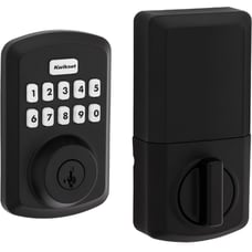 Kwikset Powerbolt 250 10-Button Keypad Matte Black Transitional Electronic Deadb
