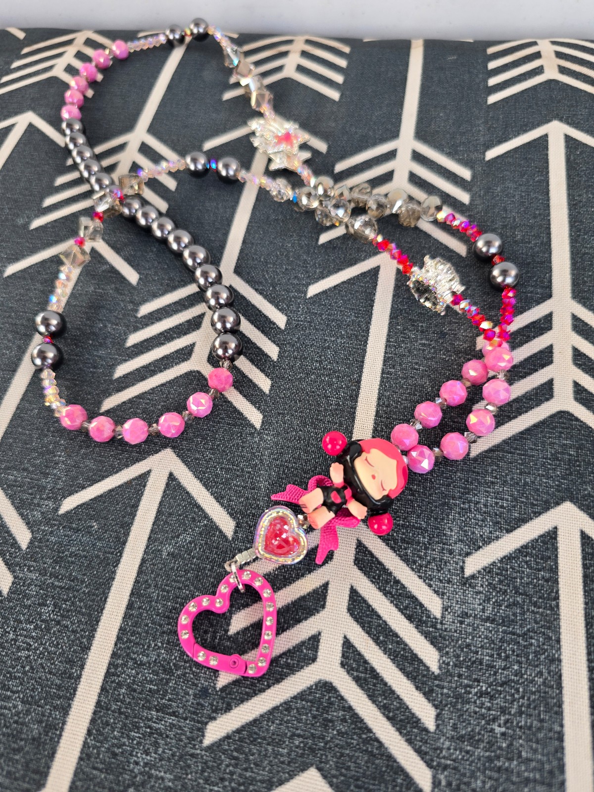 Popmart Lanyard Handmade. Original Skullpanda Popbean