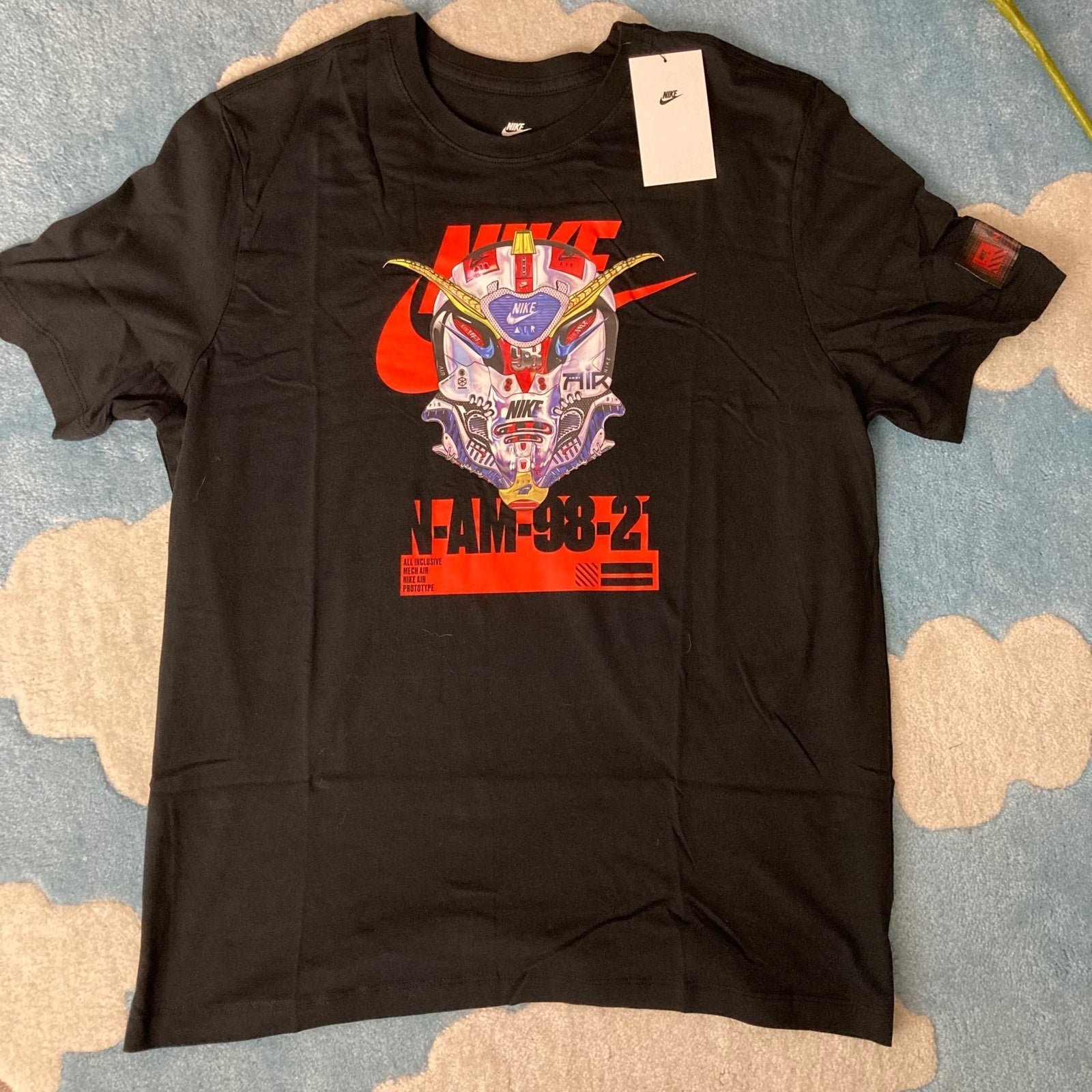 NWT Official Nike Air x Mech Gundam Shirt