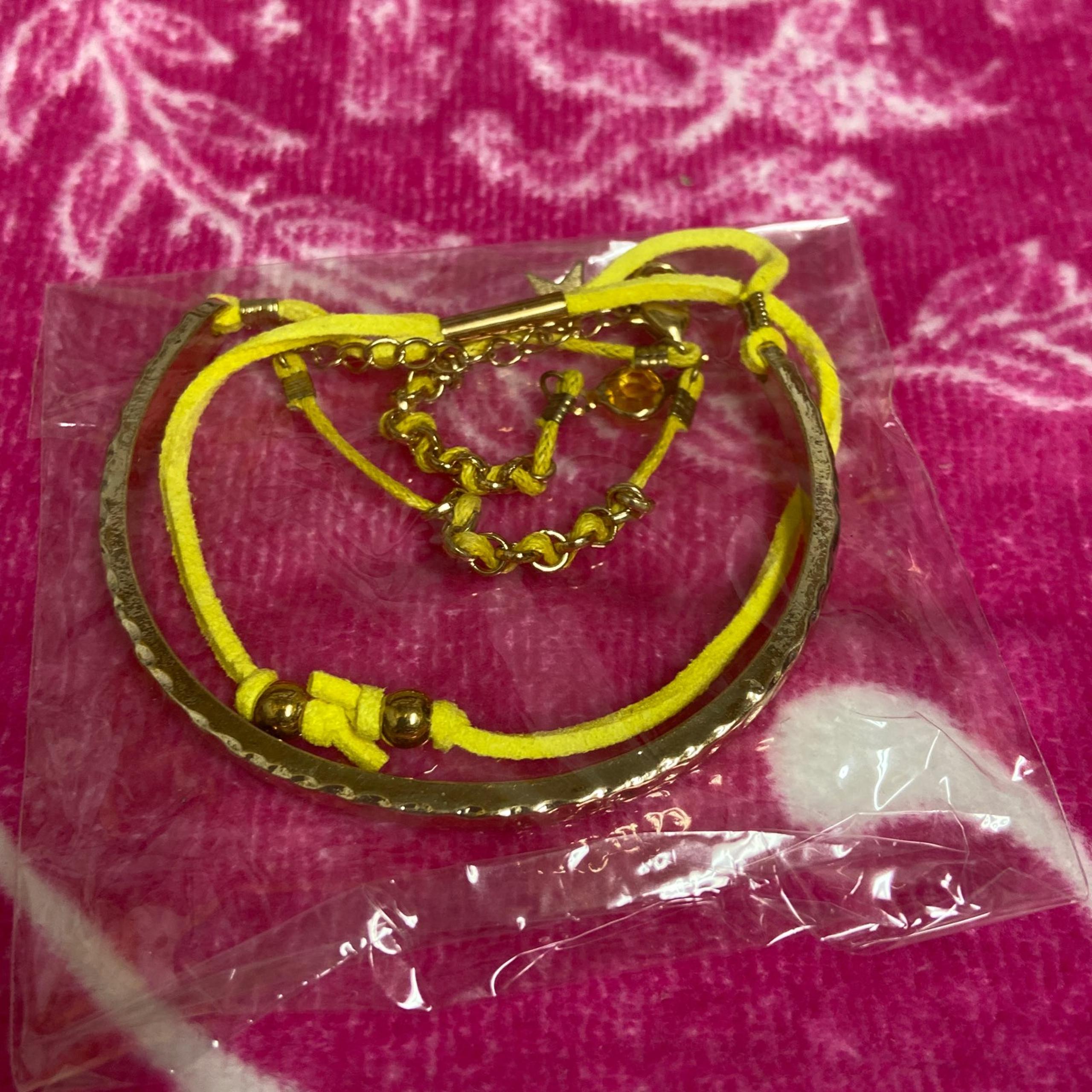 Tvxq japan film concert yellow bracelet