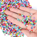 9600 pcs Glass Seed Beads Glass Bead 4mm