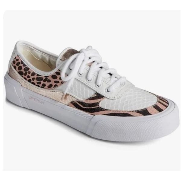 Sperry Shoes Womens Size 6 Soletide Leather Flexible Fashion Sneakers