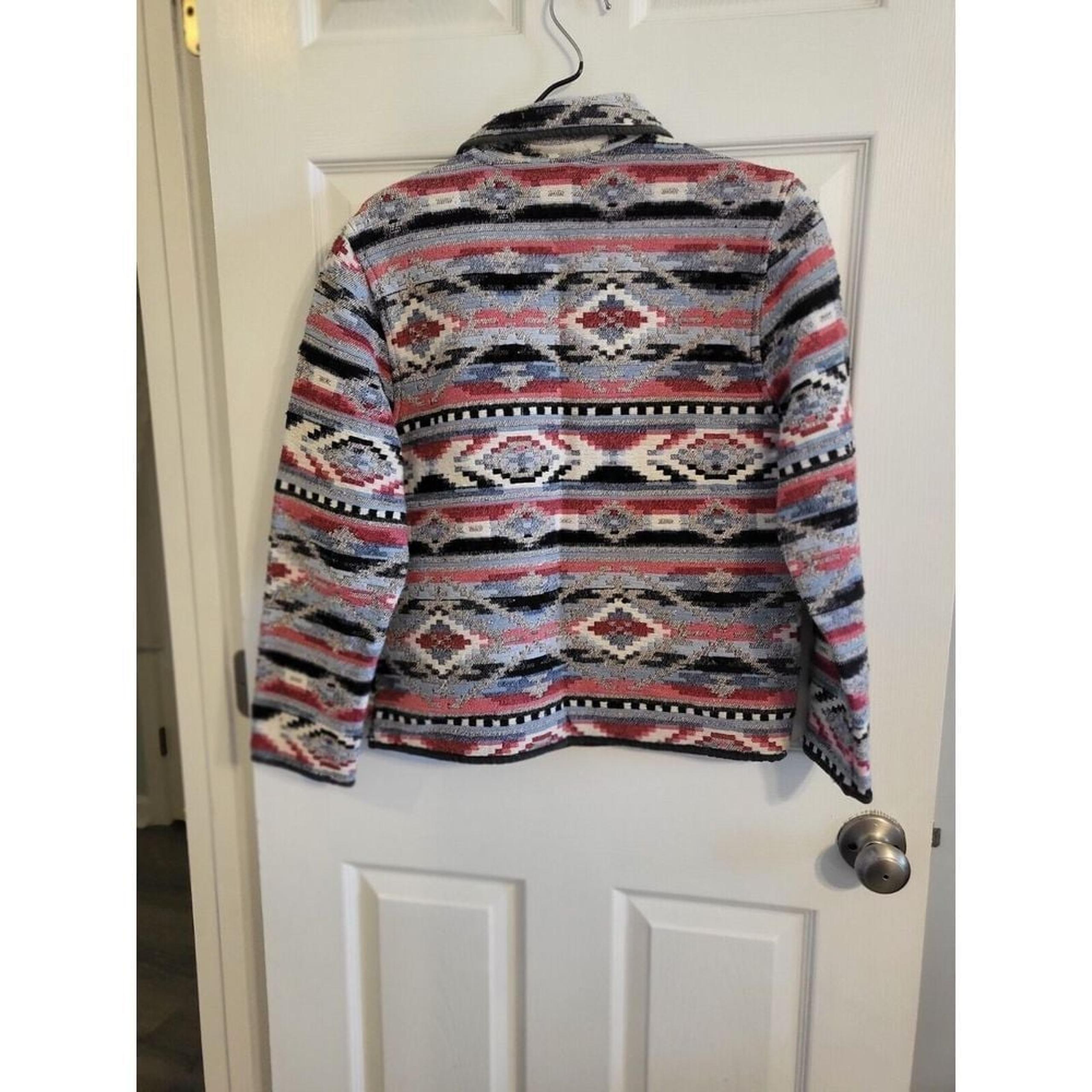 Jane Ashley Women's Western Tapestry Jacket Size Small