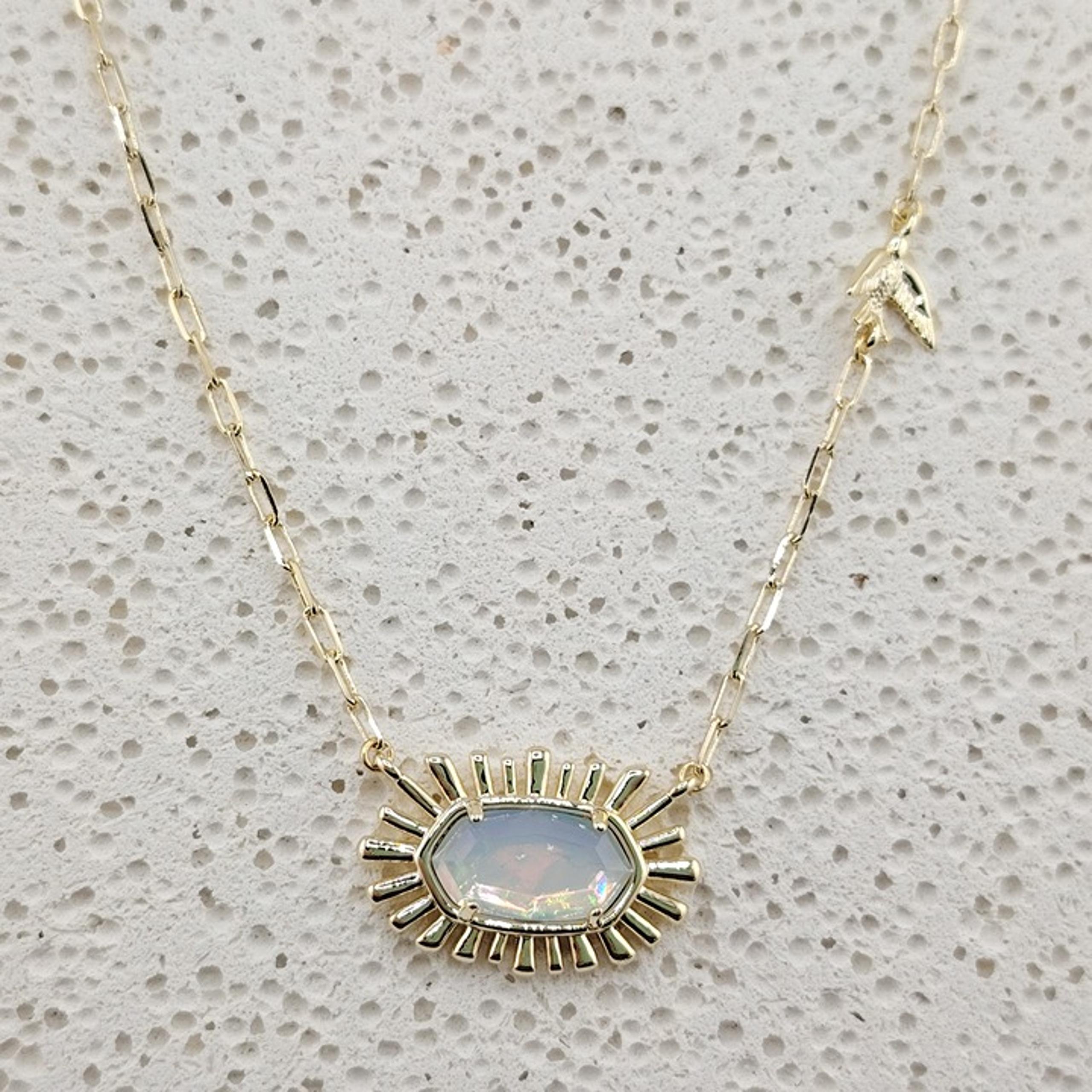 Kendra Scott Elisa Bird Gold Short Pendant Necklace