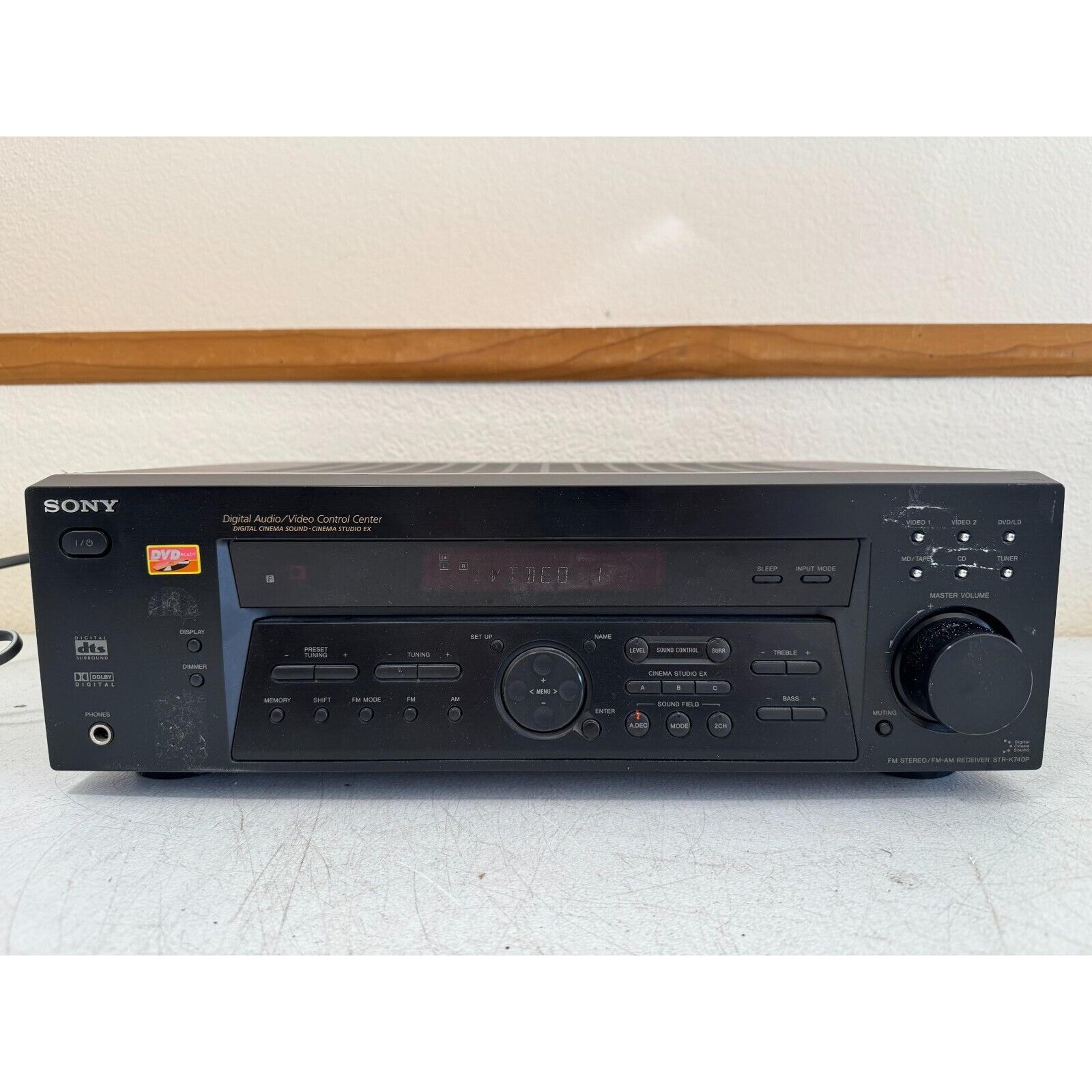Sony STR-K740P Receiver HiFi Stereo 5.1 Channel Home Theater Radio Audio Vintage