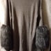 Cliche faux Fur women's sweater