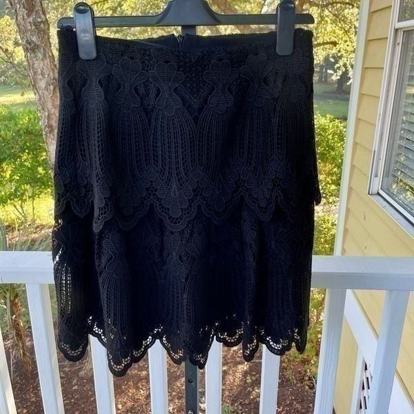 Claydon Black TIered Skirt