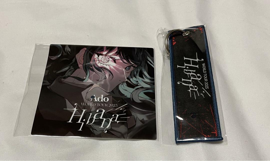 Ado Hibana Sticker Tag World Travel Keychains