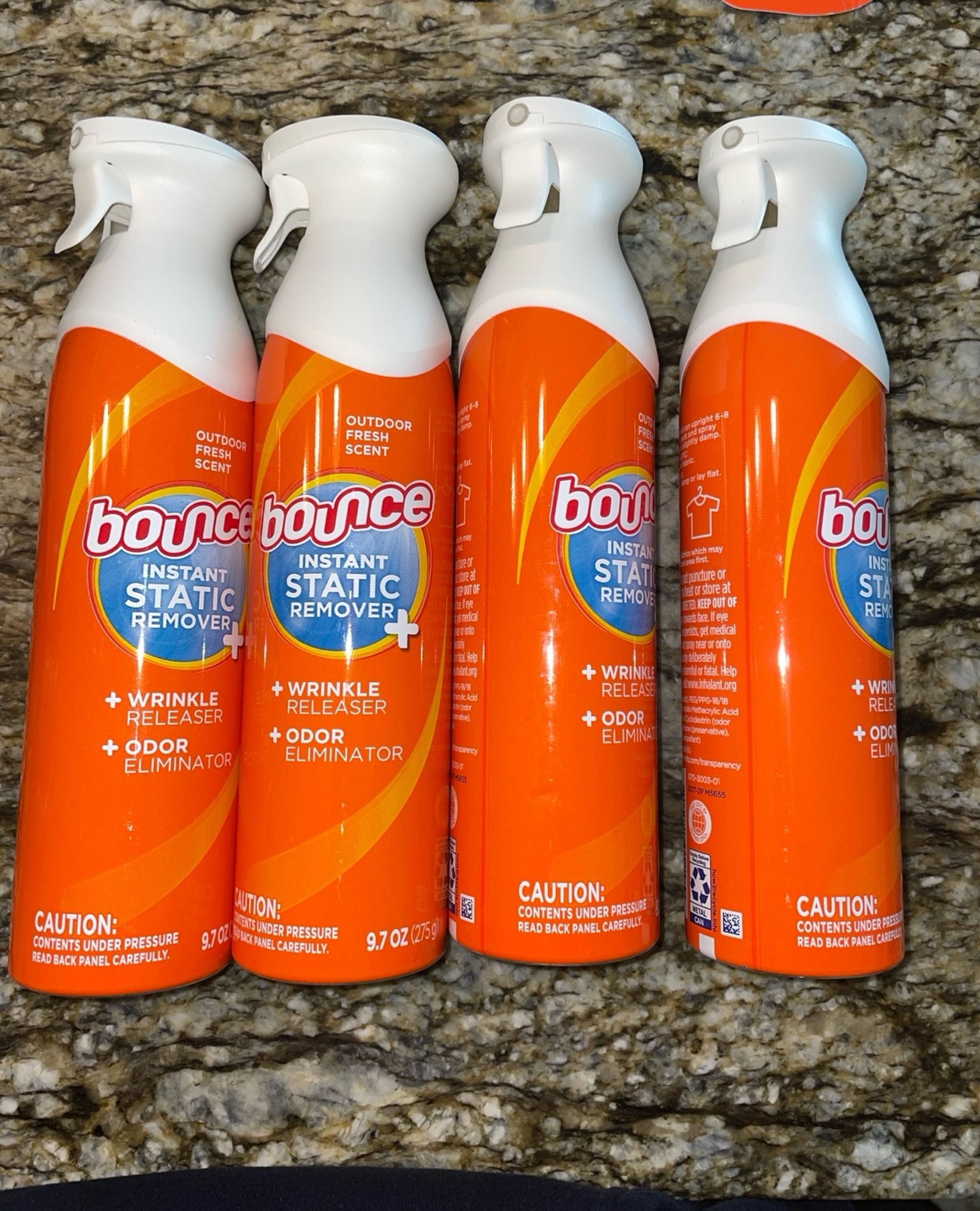 Bounce Rapid Touch-Up 3 in 1 Static Remover, Wrinkle Releaser, X4