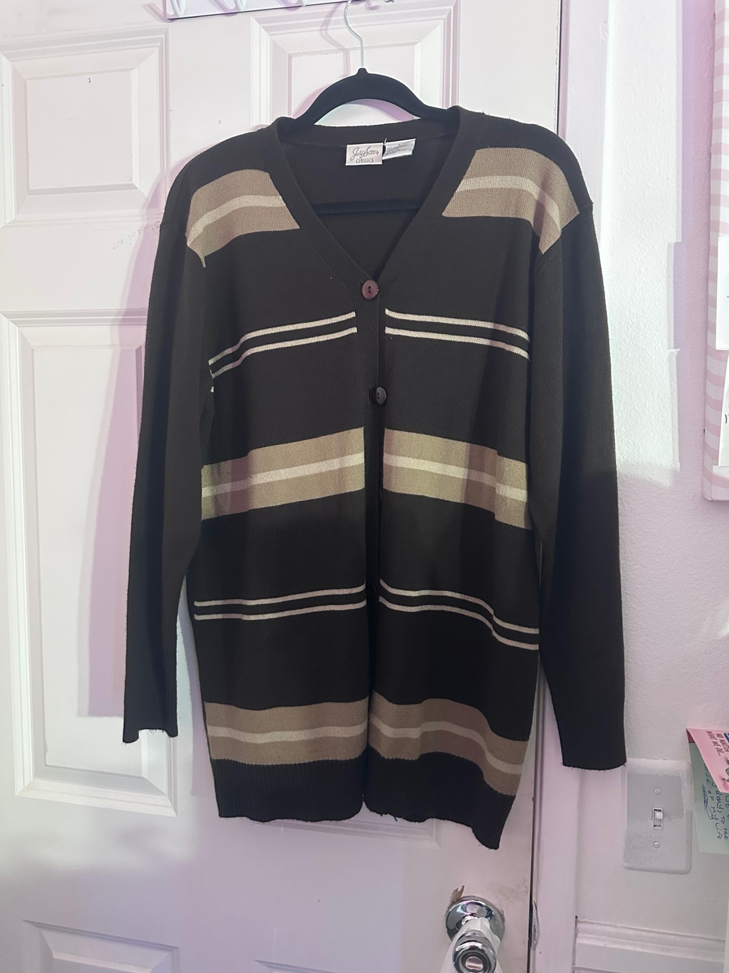 Jackyn smith vintage brown cardigan