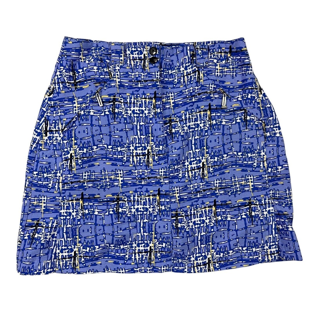 Jamie Sadock Golf Skort Womens Size 4 Periwinkle Print Activewear Resortwear