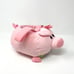Vintage Dudley's Tail Waggers Pink Pig Easter Basket As Is