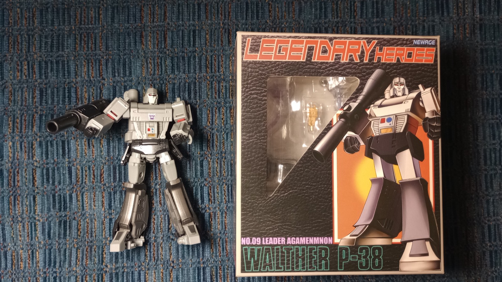 Newage No.09 Agamemnon (Megatron) Mint in open box. Transformers