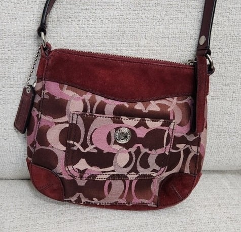 Like New Vintage Rare Coach Chelsea Optic Satchel Tote Bag Purse