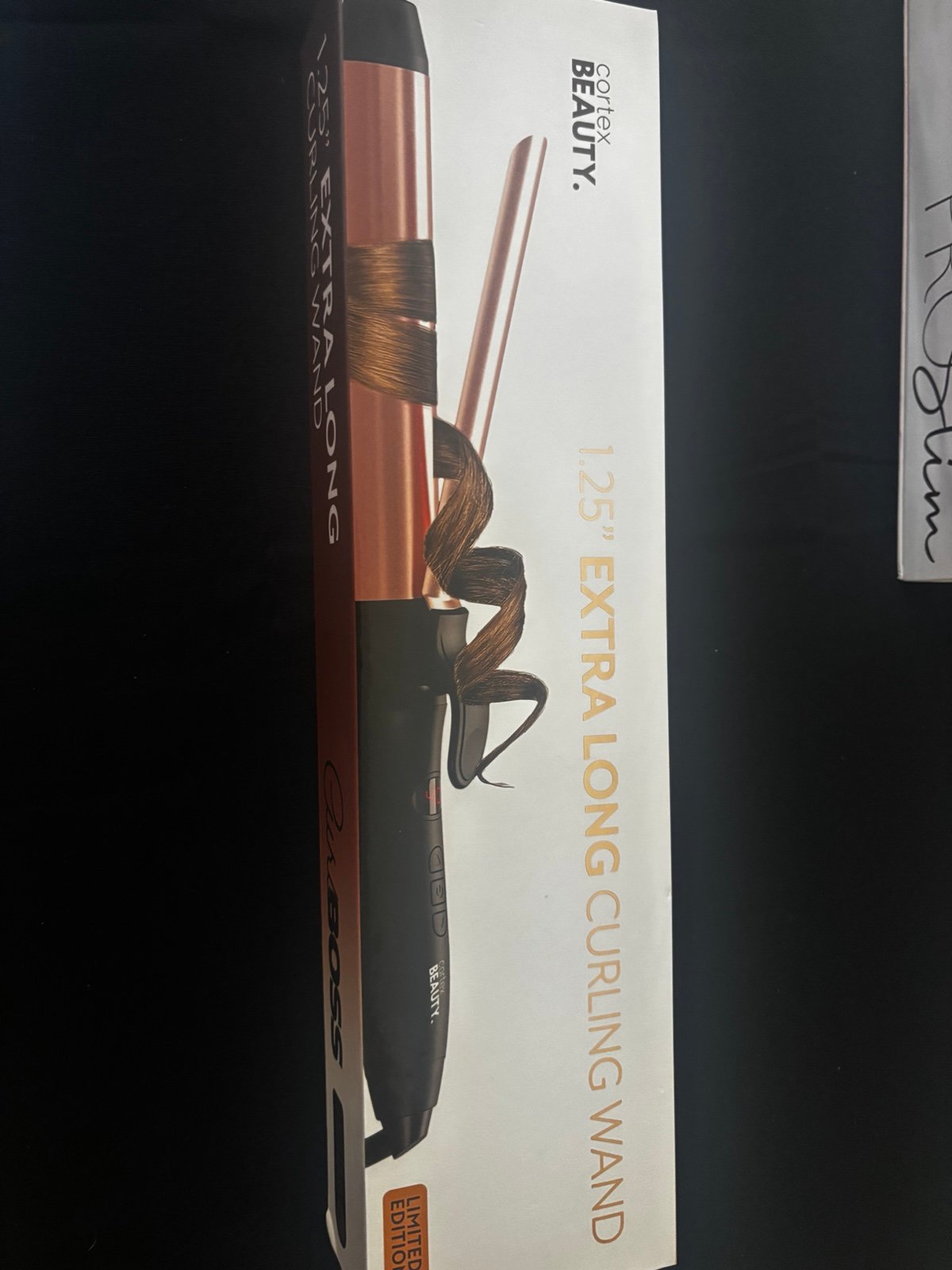 Extra long curling iron