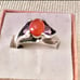 Vintage Carnelian and Amethyst Ring