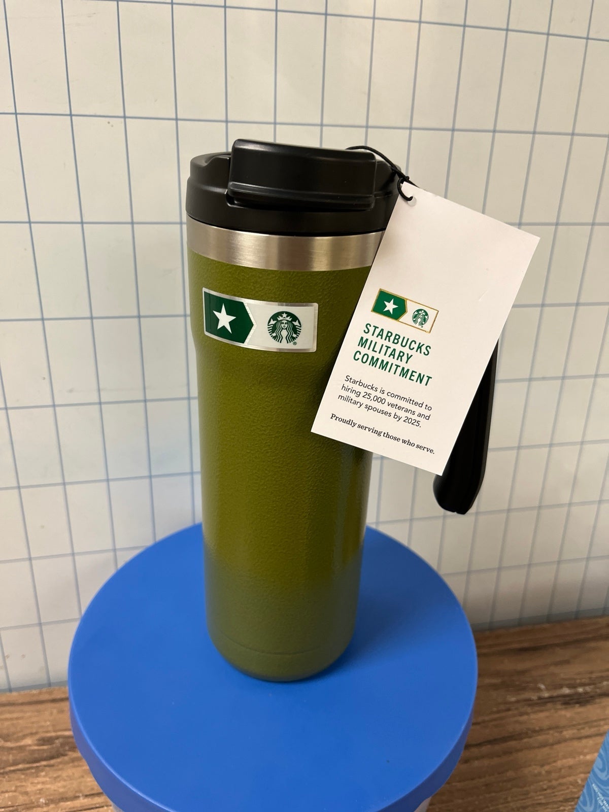 Starbucks Stanley - proudly serving those who serve 20 oz mug