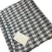 Everlane Unisex Alpaca Merino Wool Grey Plaid Scarf New
