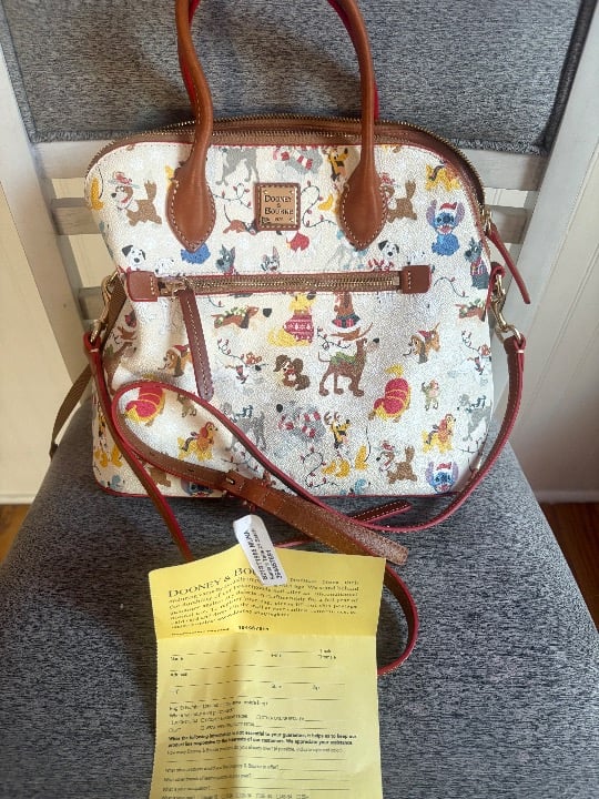 GENUINE DOONEY AND BOURKE DIANEY DOGS BAG. RARE STYLE