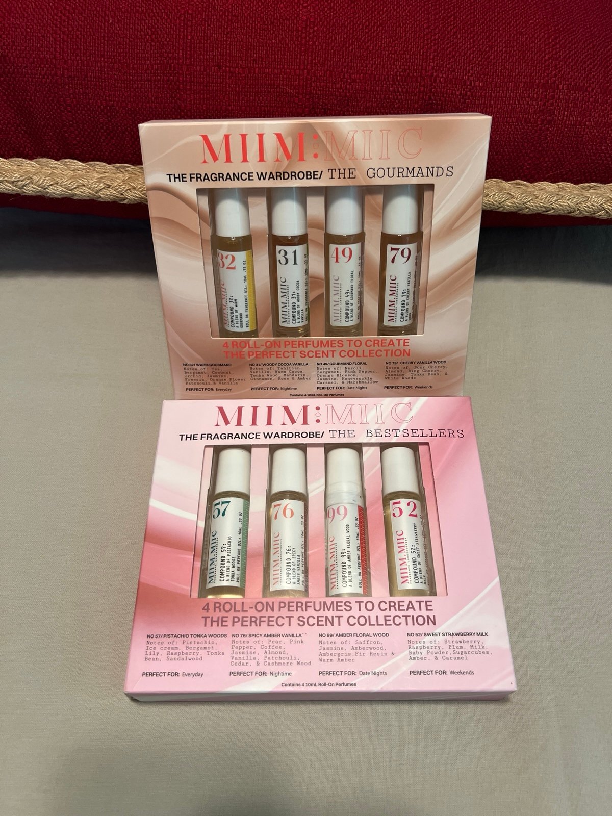 8 MIIM:MIIC roll on perfume oil Discovery sets