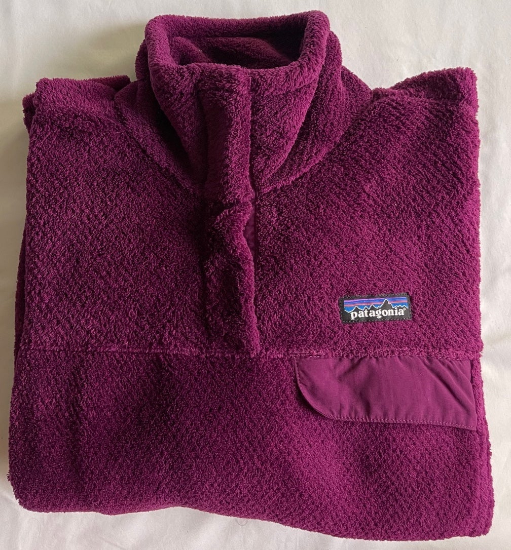 up to 50% off Womens Patagonia Re-Tool Snap-T Purple Pullover Sweatshirt MEDIUM Purple $119 Women up to 50% off Womens Patagonia Re-Tool Snap-T Purple Pullover Sweatshirt MEDIUM Purple $119 Women