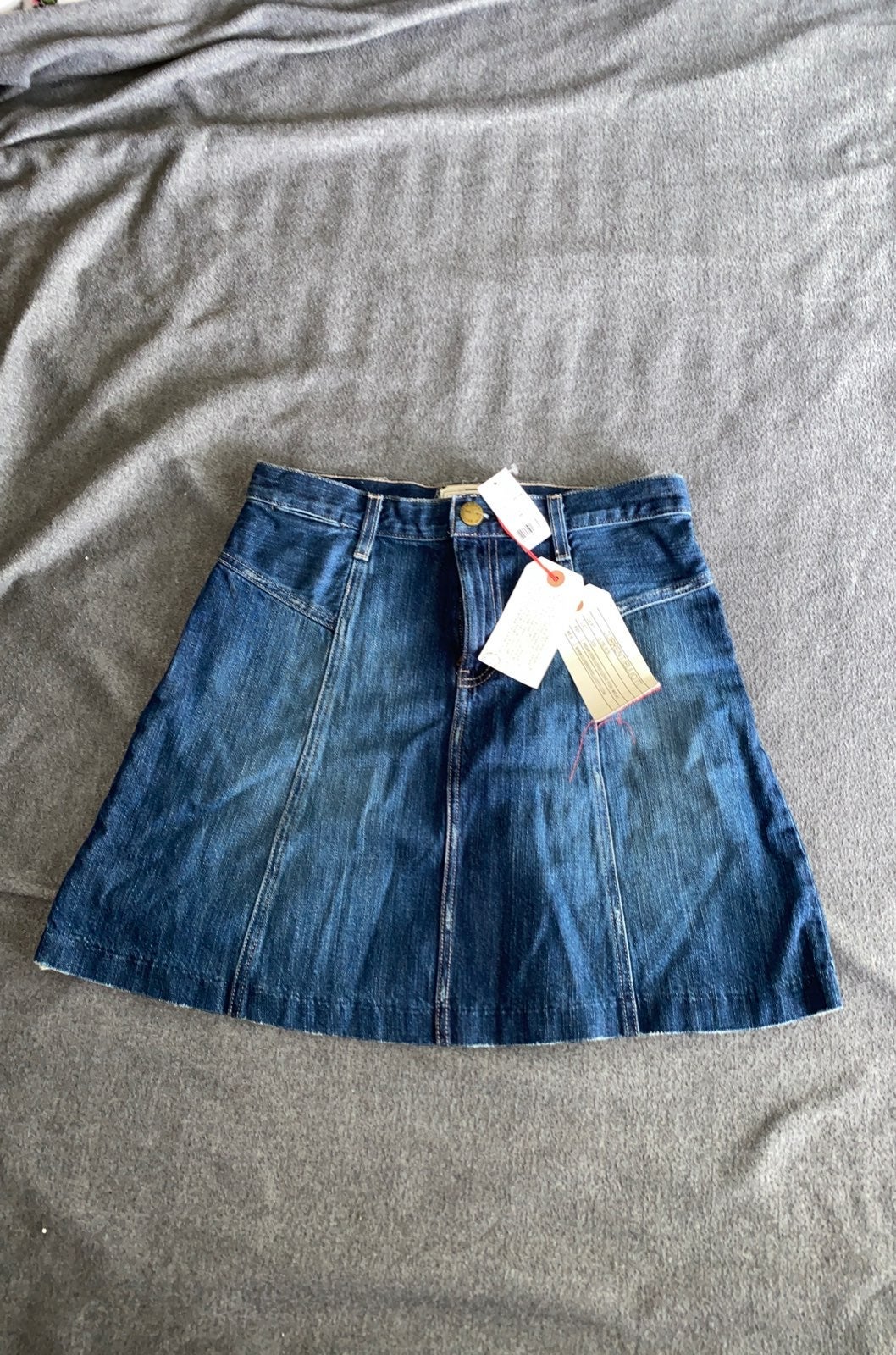 Nwt Current/elliot skater Denim Skirt